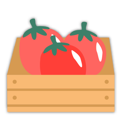 Caja tomates